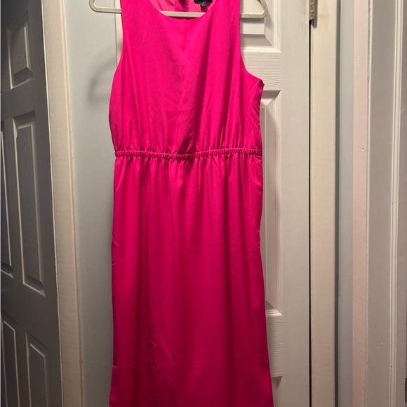 J. Crew Dresses & Skirts - J. Crew Fuchsia  Button Up Sleeveless Dress NWOT